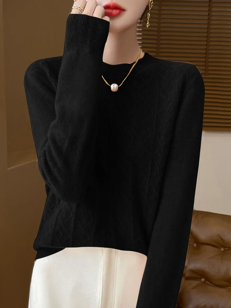 Drune | Klassischer Merino-Wollpullover für Frauen