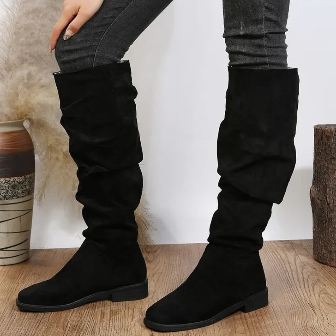 Drune | Kniehohe Stiefel für Frauen – Stylisch & Bequem Unterstützung