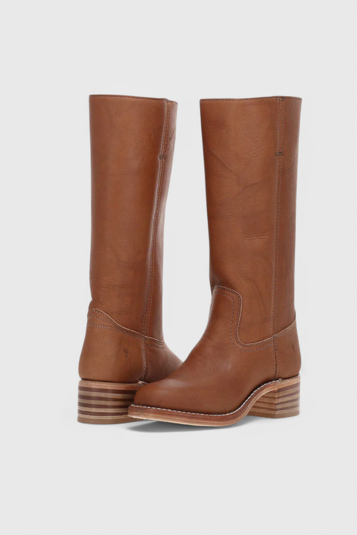 Drune | Damenstiefel - Stilvolle Stiefel mit Blockabsatz