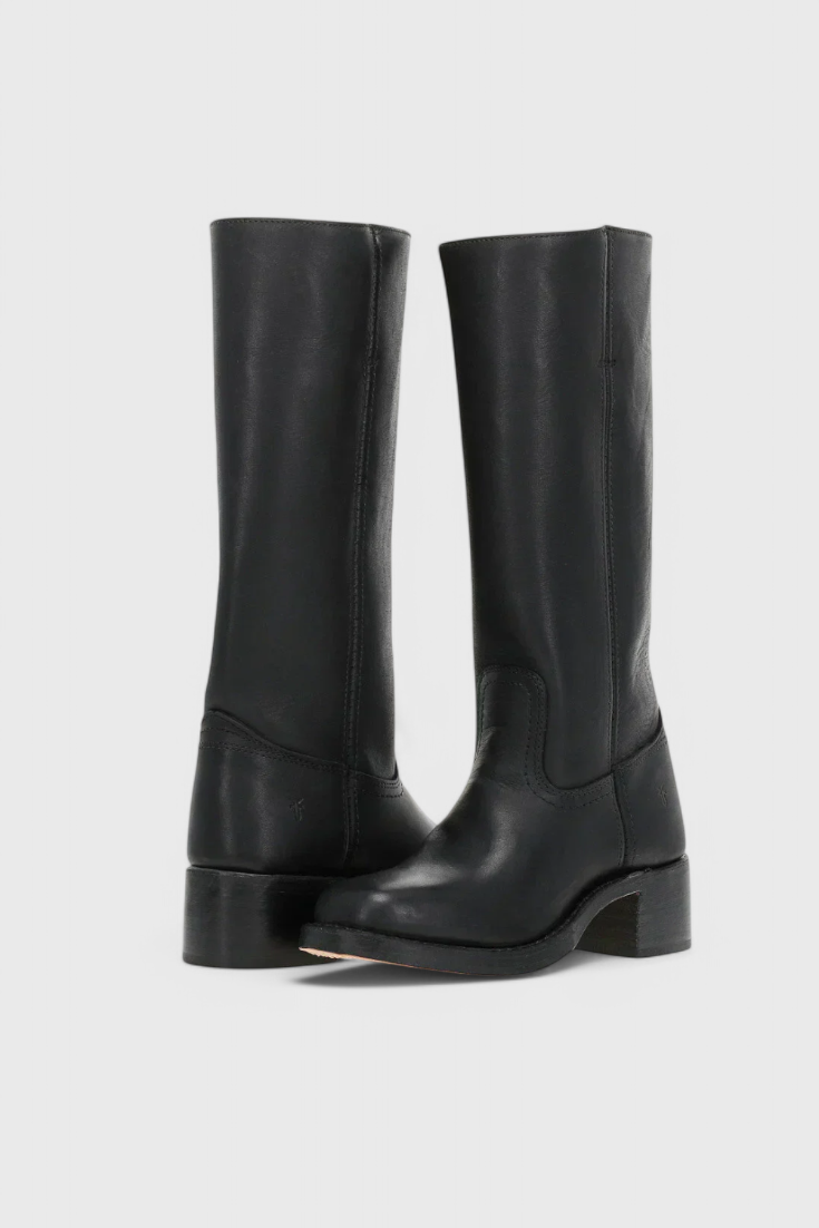 Drune | Damenstiefel - Stilvolle Stiefel mit Blockabsatz