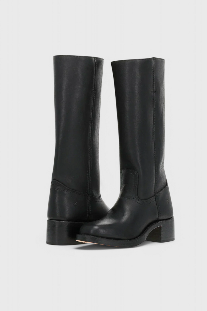 Drune | Damenstiefel Stylische Stiefel mit Blockabsatz
