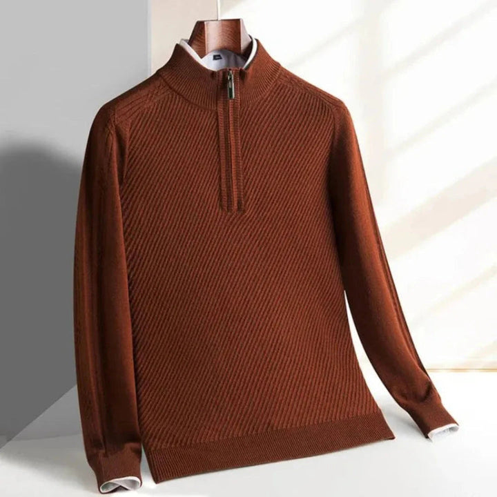 Drune | Strickpullover für Herren - Rippenstruktur, leicht - Normale Passform