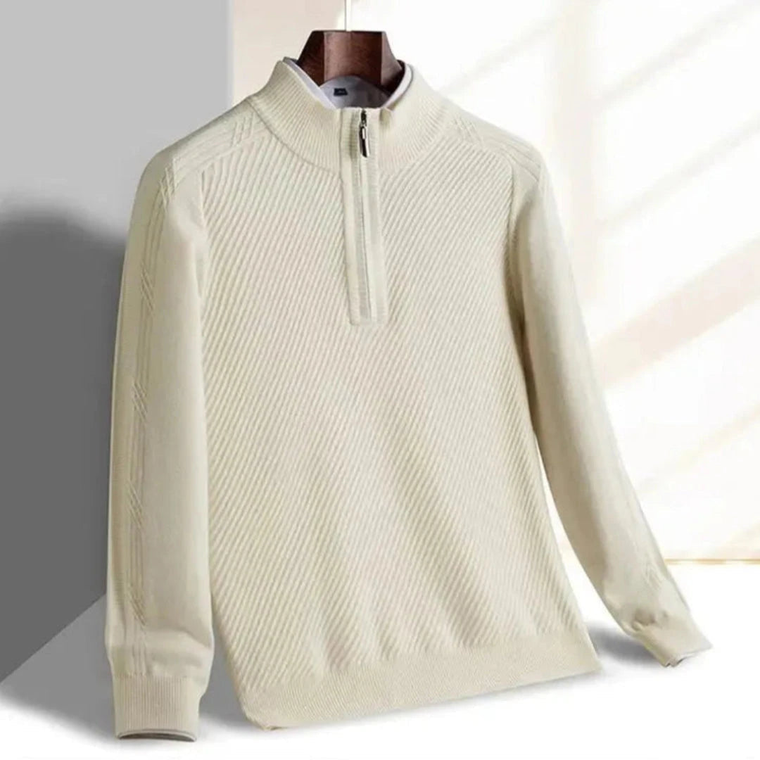 Drune | Strickpullover für Herren - Rippenstruktur, leicht - Normale Passform