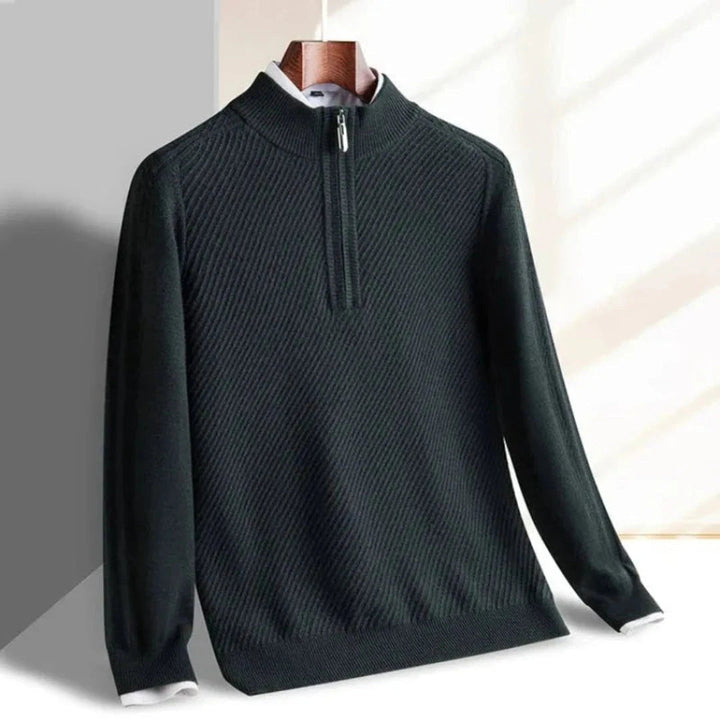 Drune | Strickpullover für Herren - Rippenstruktur, leicht - Normale Passform