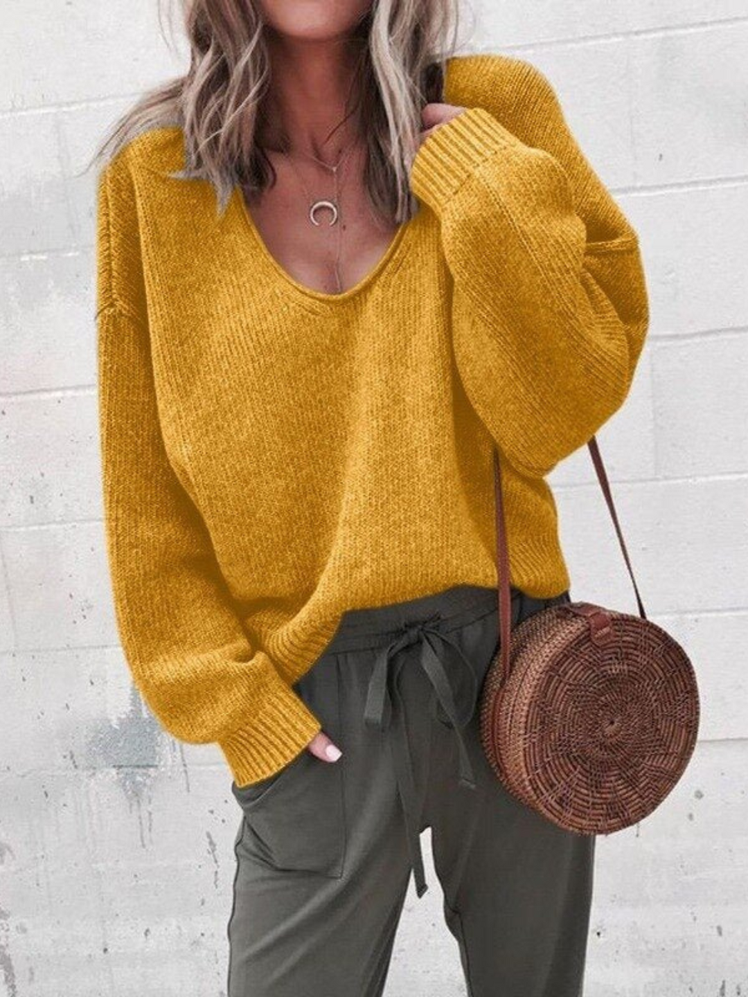Drune | Strickpullover für Frauen - Figurschmeichelnde Passform