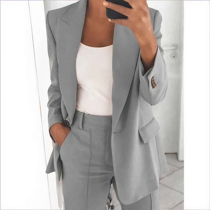 Drune | Blazer Set Jacke und Hose für Damen