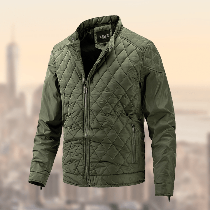 Drune | Herren Steppjacke mit Reißverschluss - Langarm