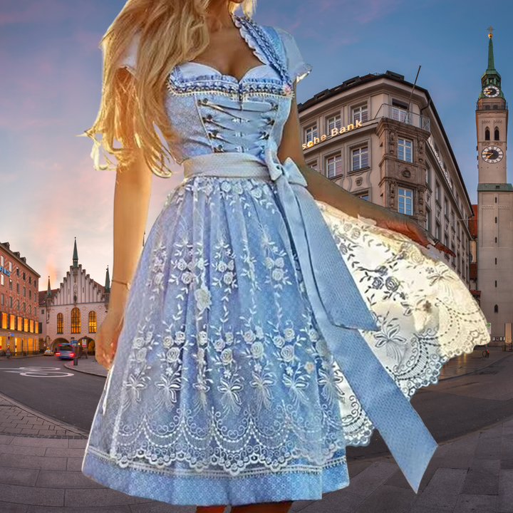 Drune | Tracht Einzigartiges Traditionelles Kostüm Für Frauen Mit Schürze Und Bluse