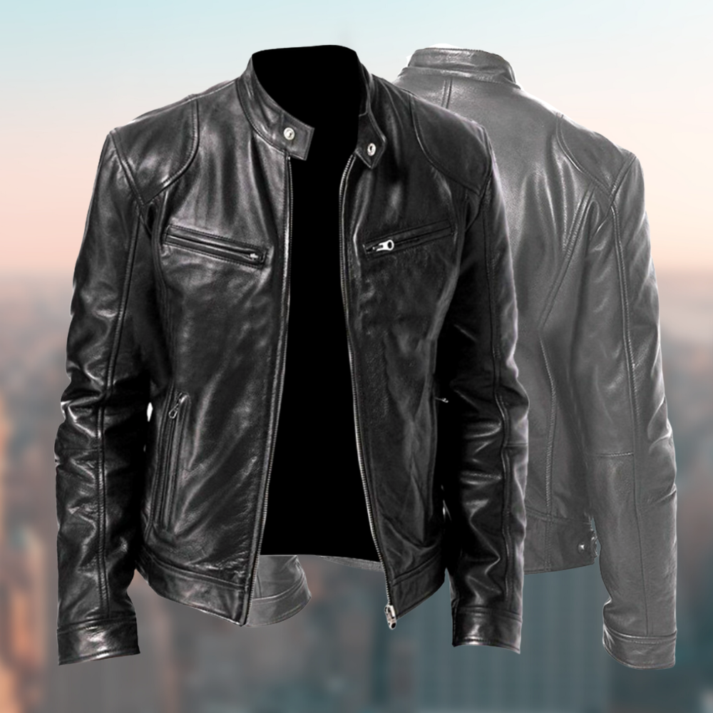 Drune | Zeitlose Lederjacke für Herren