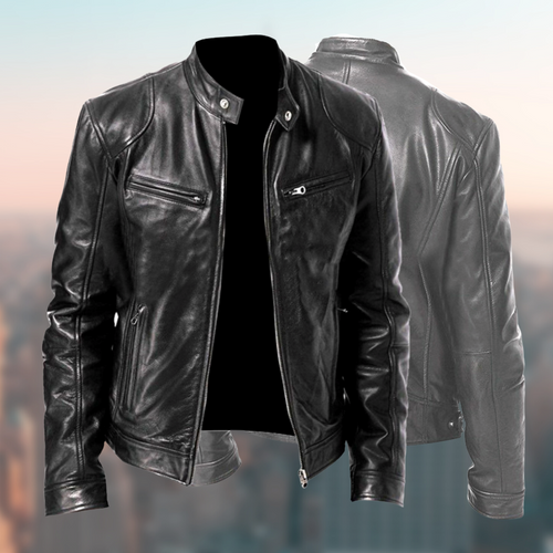 Drune | Zeitlose Lederjacke für Herren