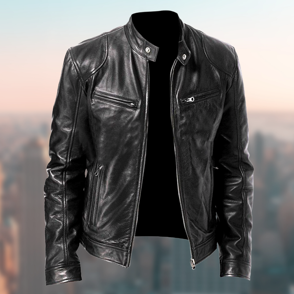 Drune | Zeitlose Lederjacke für Herren
