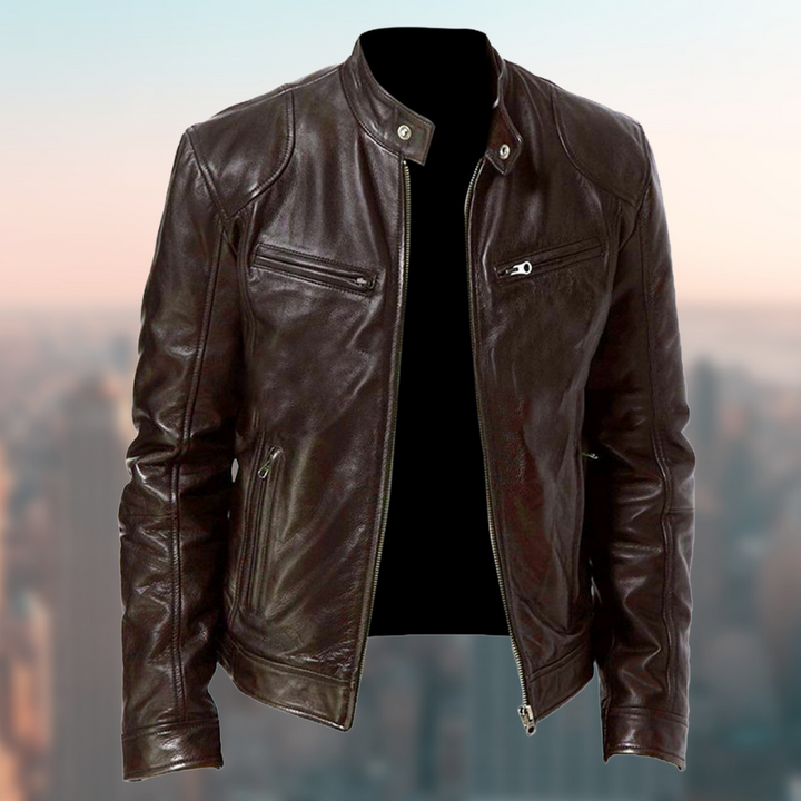 Drune | Zeitlose Lederjacke für Herren