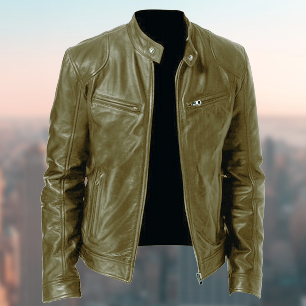 Drune | Zeitlose Lederjacke für Herren