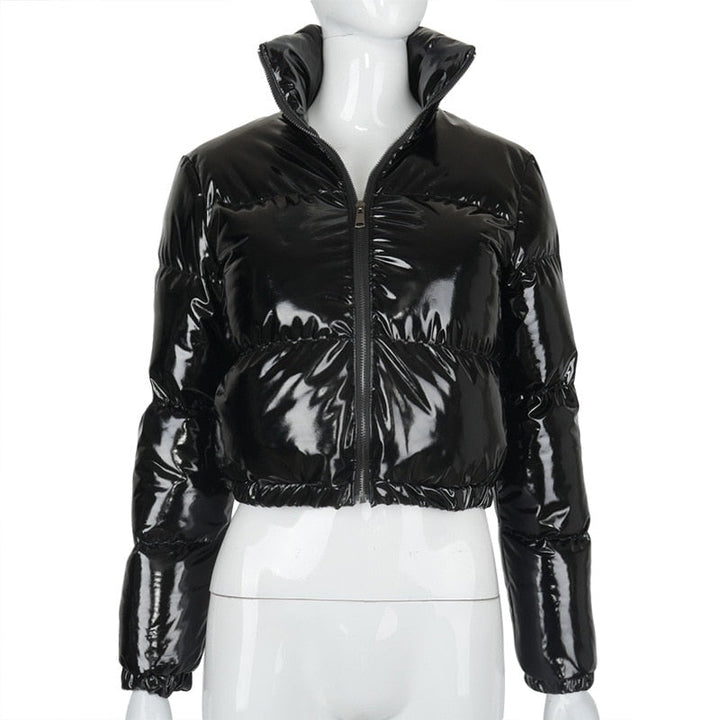 Drune | Pufferjacke Kurz Reißverschluss Winterjacke Damen Pufferjacke