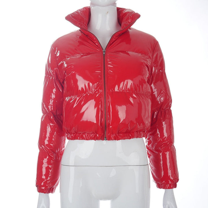 Drune | Pufferjacke Kurz Reißverschluss Winterjacke Damen Pufferjacke