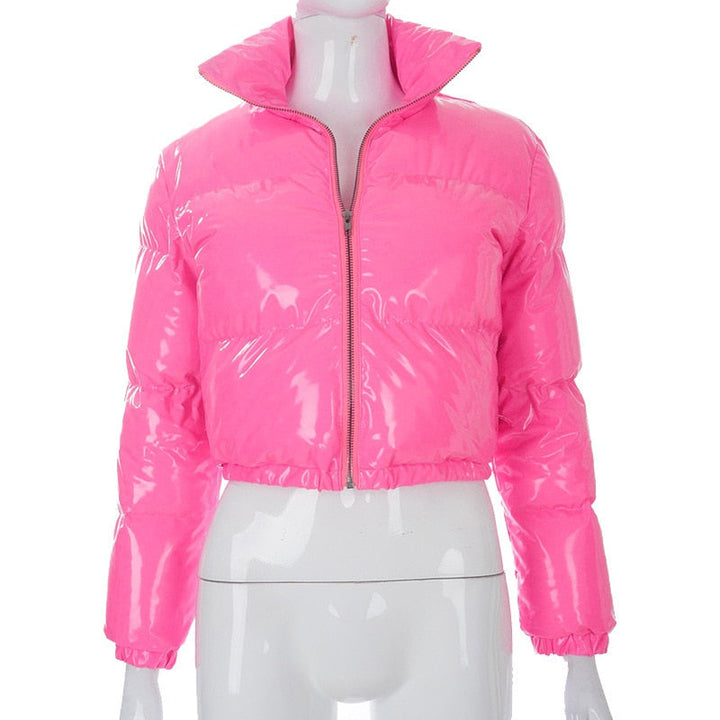 Drune | Pufferjacke Kurz Reißverschluss Winterjacke Damen Pufferjacke