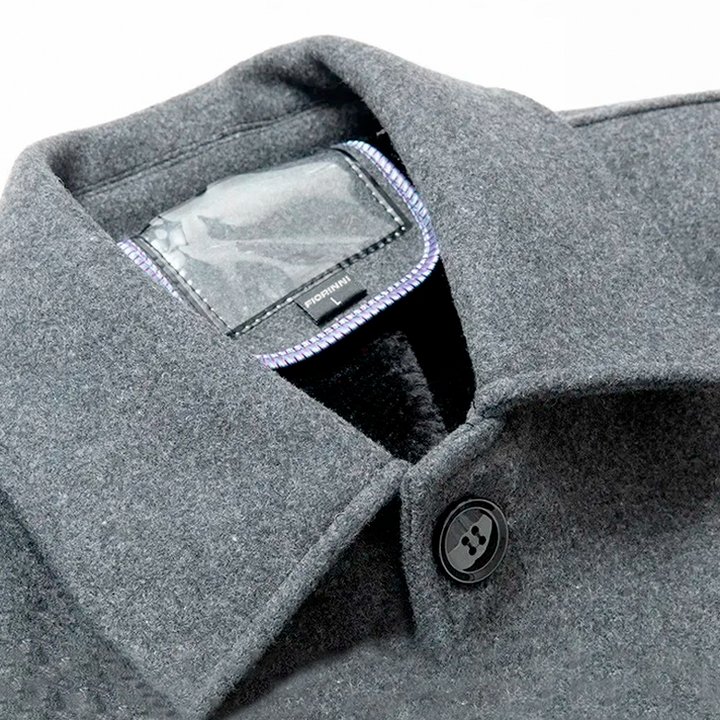 Drune | Trenchcoat Einreiher Tailliert Wintertrenchcoat