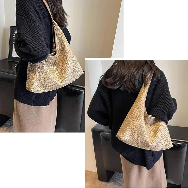 Drune | Tasche Vegan Leder Alltag Gewebte Tasche Schultertasche