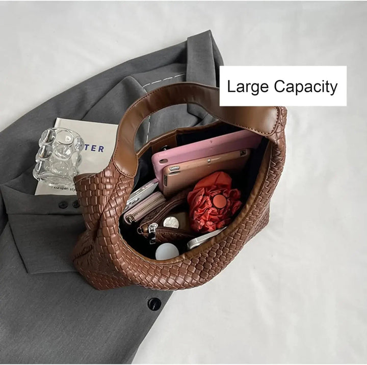 Drune | Tasche Vegan Leder Alltag Gewebte Tasche Schultertasche