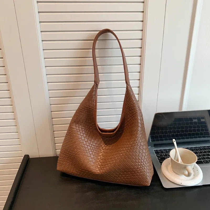 Drune | Tasche Vegan Leder Alltag Gewebte Tasche Schultertasche