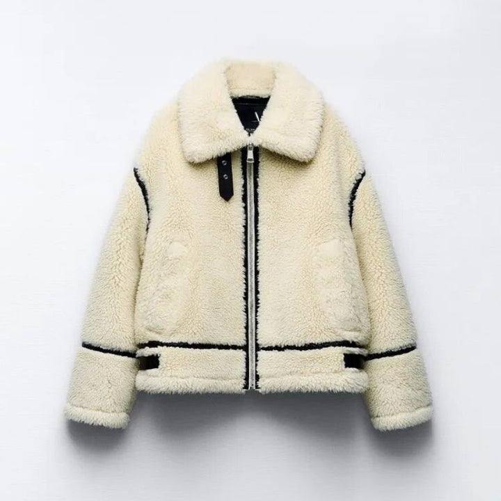 Drune | Jacke Aus Kunst Schafsleder