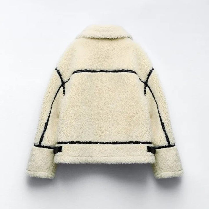 Drune | Jacke Aus Kunst Schafsleder