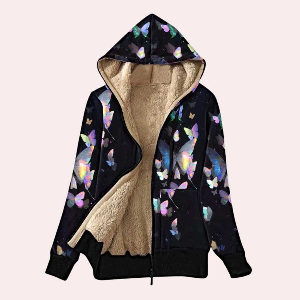 Drune | Warme Winter Kapuzenjacke für Damen