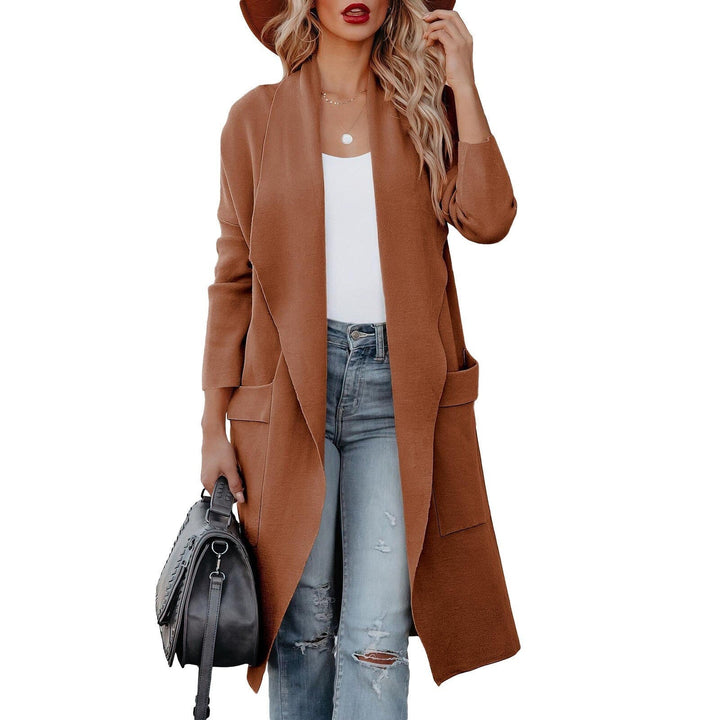 Drune | Eleganter Strick Winter Suede Mantel für Frauen