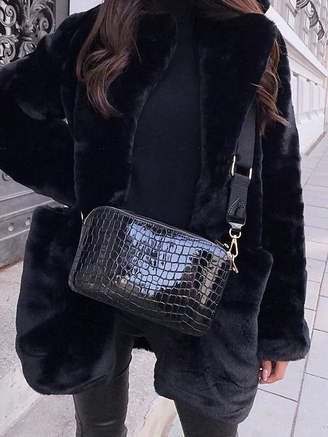 Drune | Teddyjacke mit Offener Vorderseite Herbst