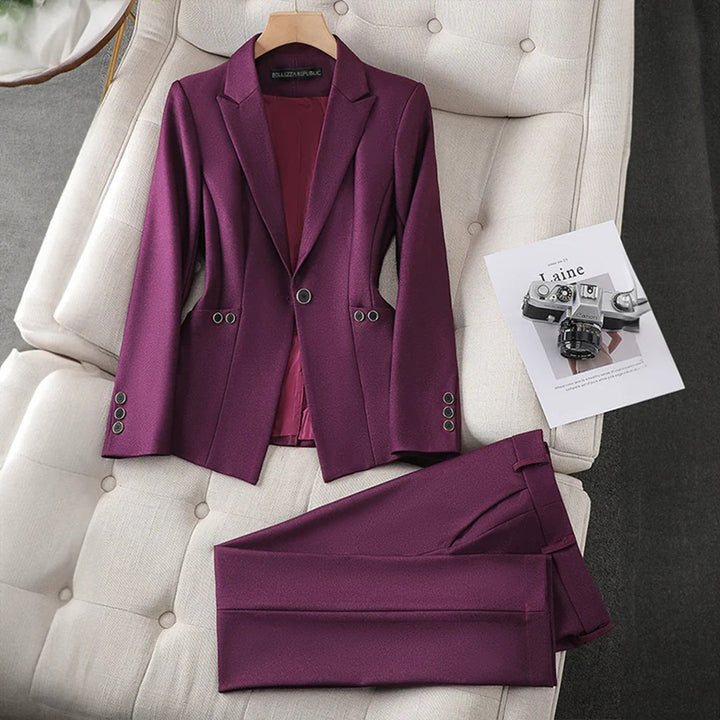 Drune | Damen Blazer & Hose Set – Zeitlos & Vielseitig