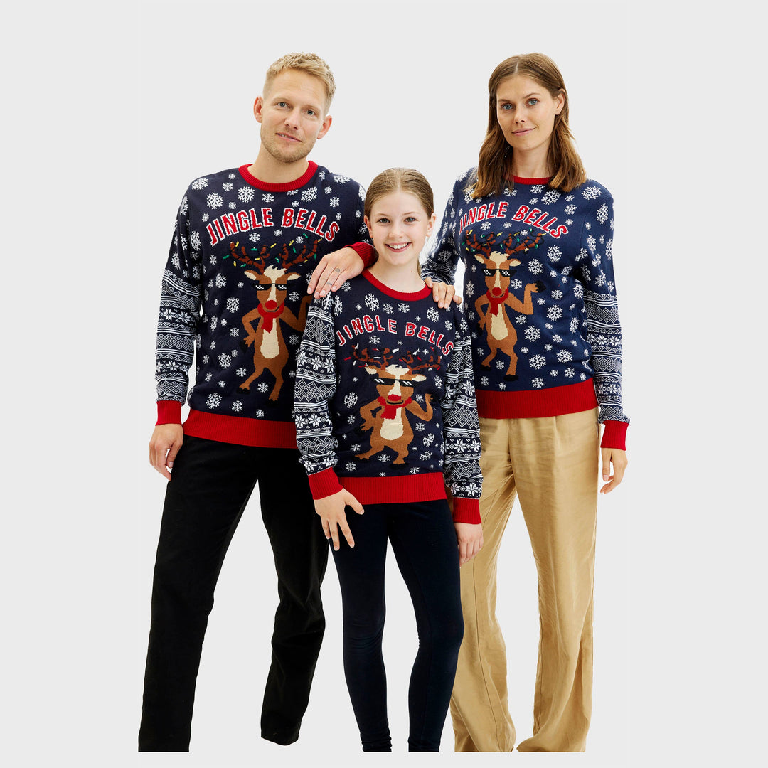 Drune | Jingle Bells Weihnachts-Pullover - Damen