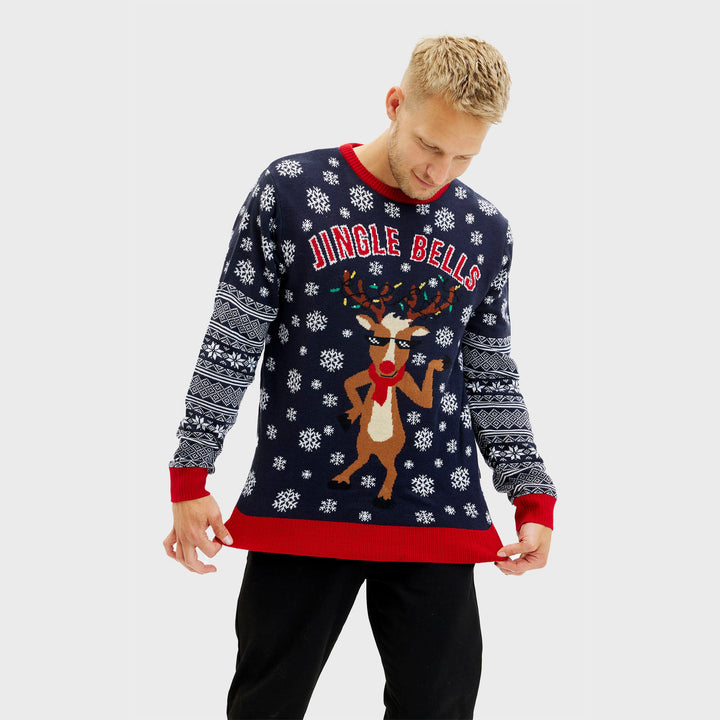 Drune | Jingle Bells Weihnachts-Pullover - Herren