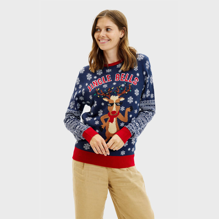 Drune | Jingle Bells Weihnachts-Pullover - Damen