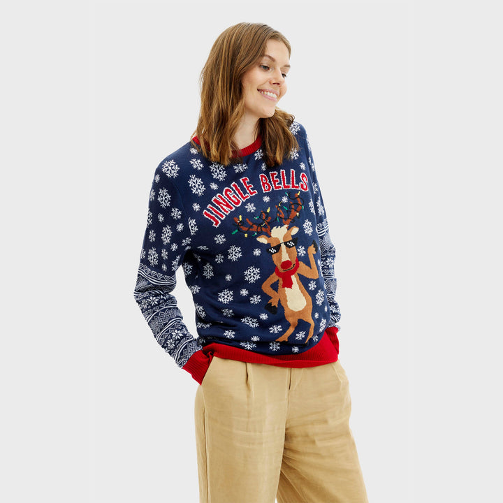 Drune | Jingle Bells Weihnachts-Pullover - Damen