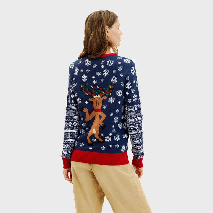 Drune | Jingle Bells Weihnachts-Pullover - Damen
