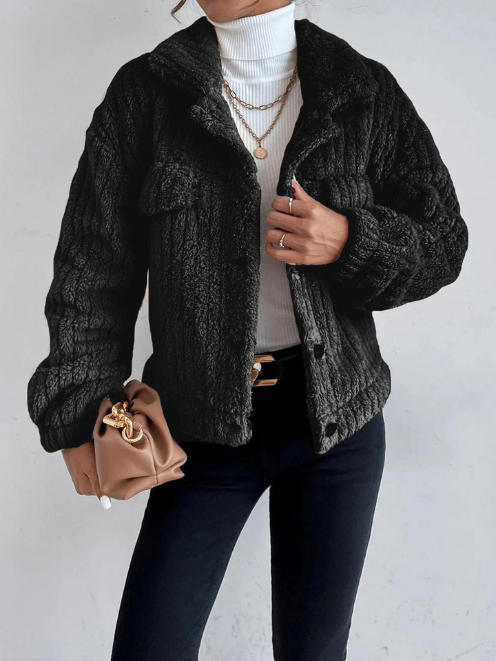 Drune | Dicke Plüschjacke für Frauen