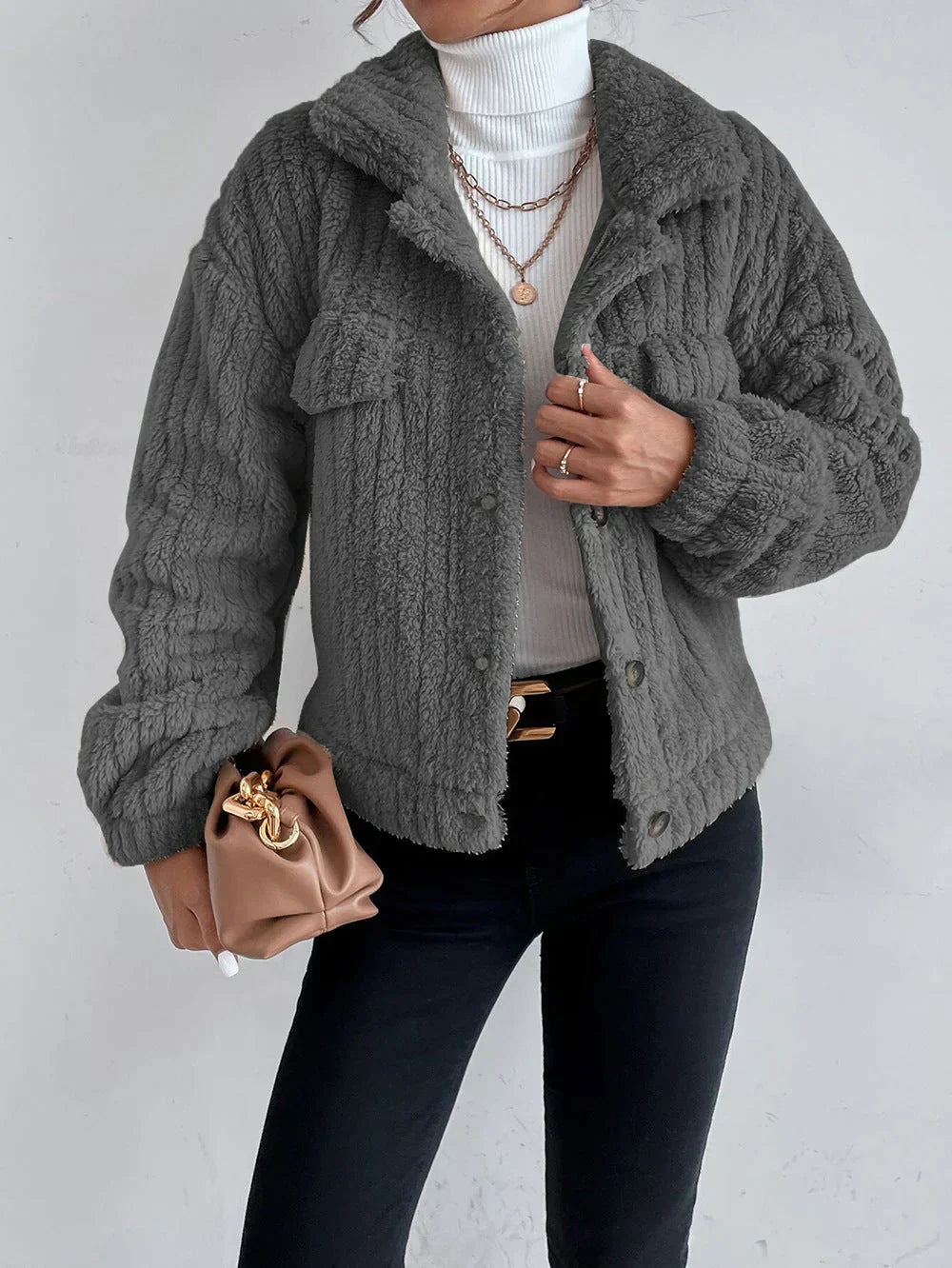 Drune | Dicke Fleecejacke für Frauen