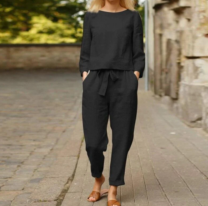 Drune | Sommerkleid-Set für Frauen aus Baumwolle