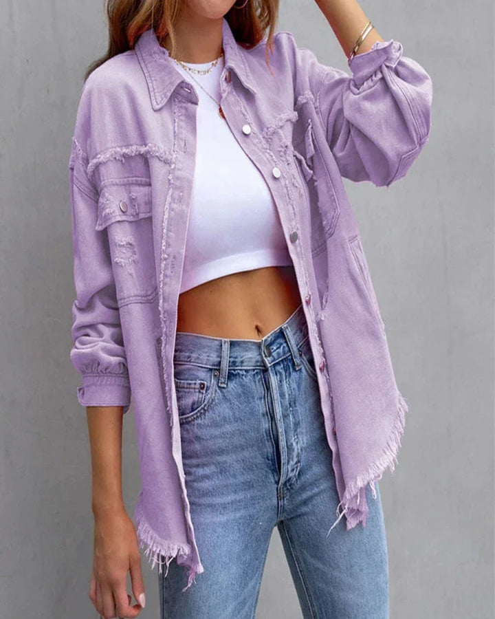 Drune | Torn Denimjacke