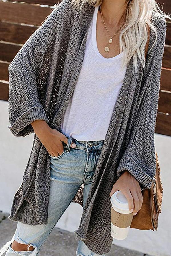 Drune | Langarm-Strickjacke