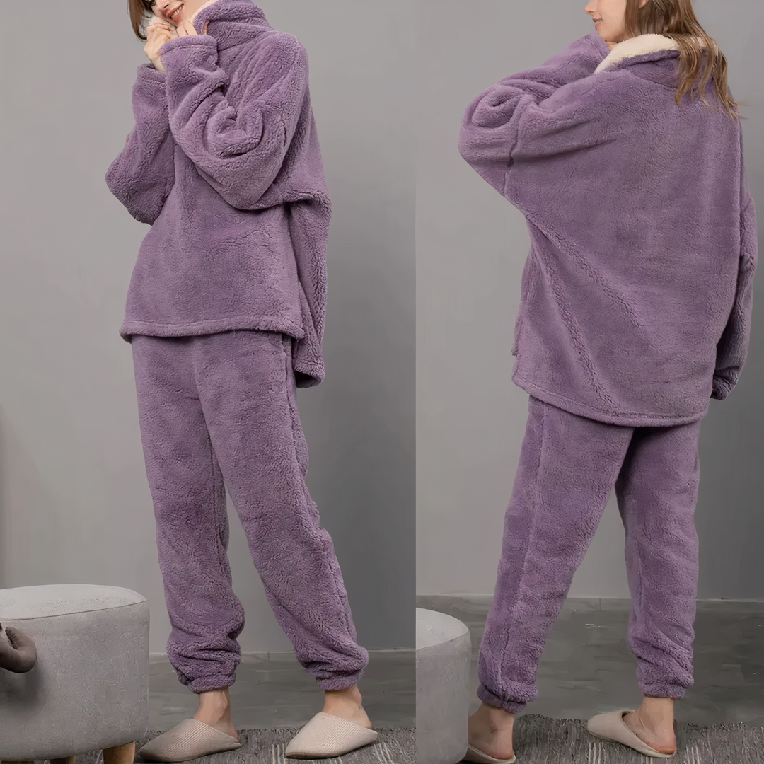 Drune - Fleece-Pyjamaset Für Damen