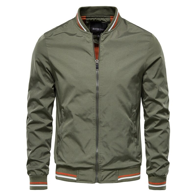 Drune | Lässige Schlanke Passform Sommer Herren Bomberjacke