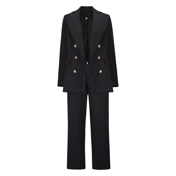 Drune | Revers Doppelreiher Blazer und Gerade Hose Satz