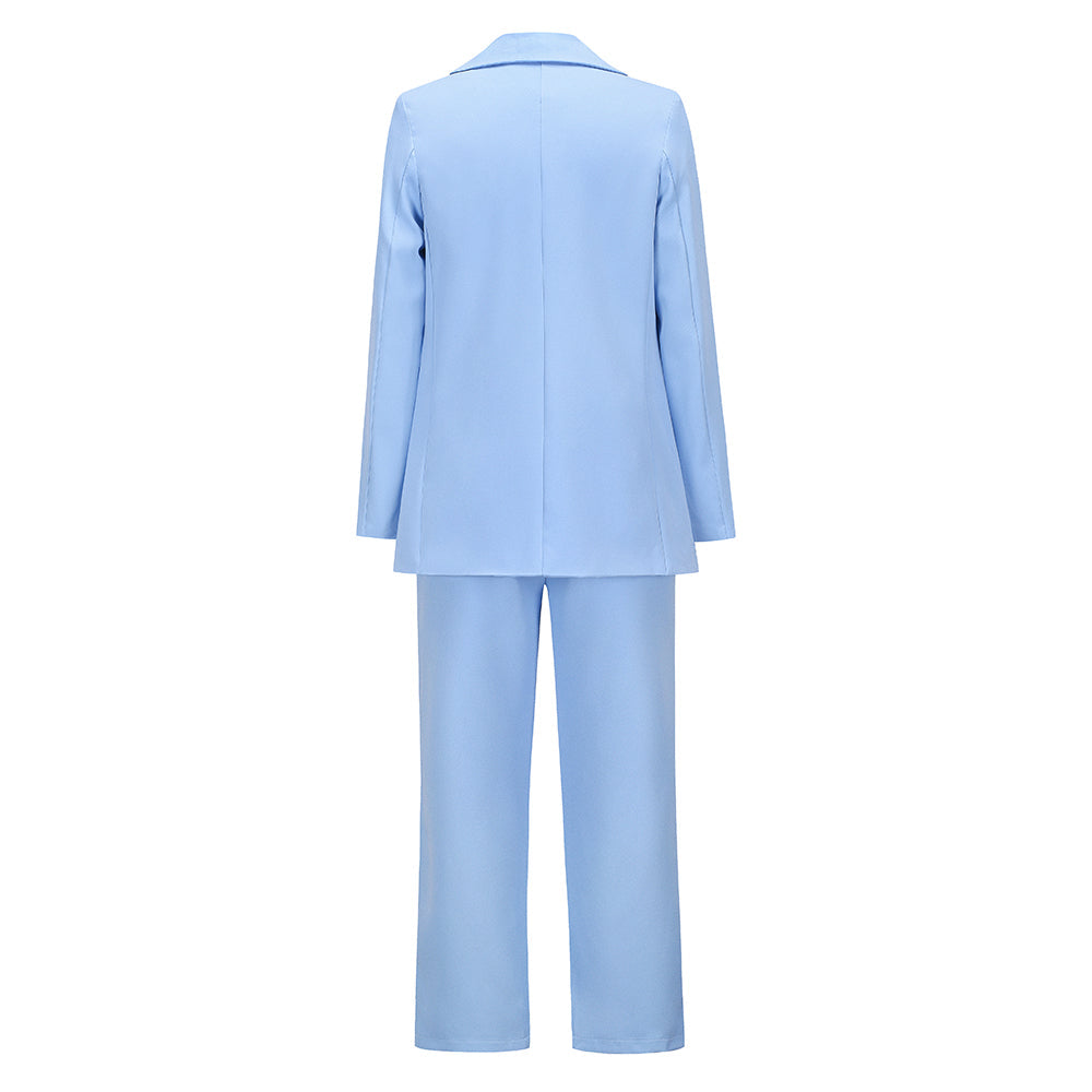Drune | Revers Doppelreiher Blazer und Gerade Hose Satz