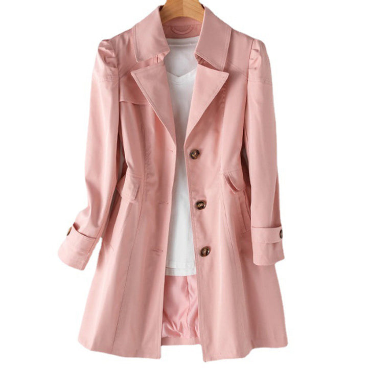Drune | Langer Trenchcoat Regenjacke für Damen