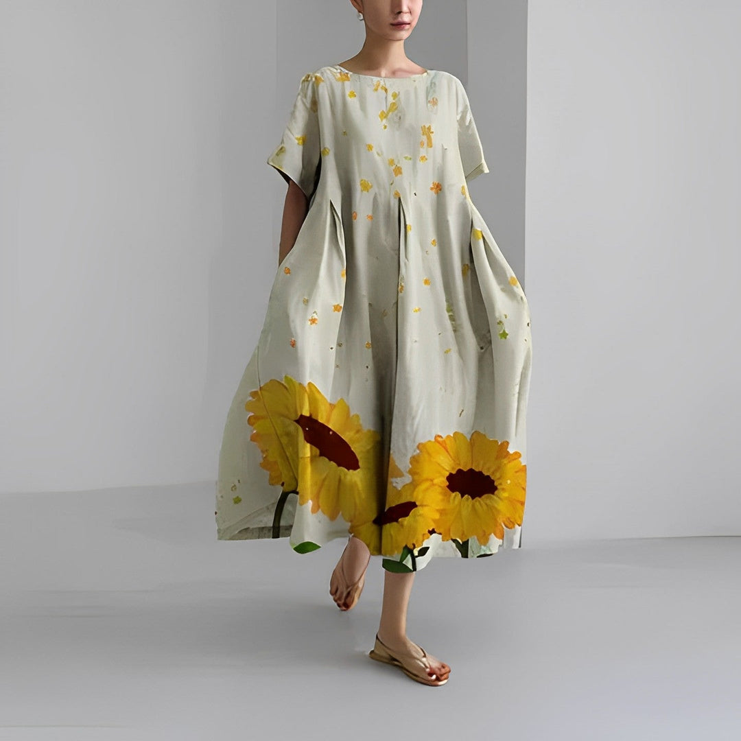 Drune | Boho-Blumenkleid