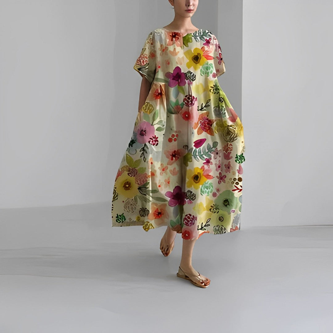 Drune | Boho-Blumenkleid