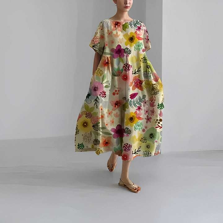 Drune | Boho-Blumenkleid