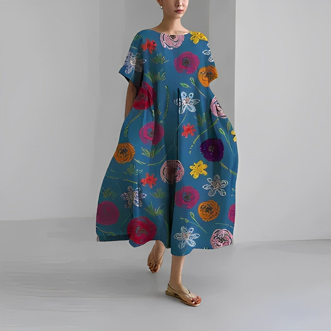 Drune | Boho-Blumenkleid