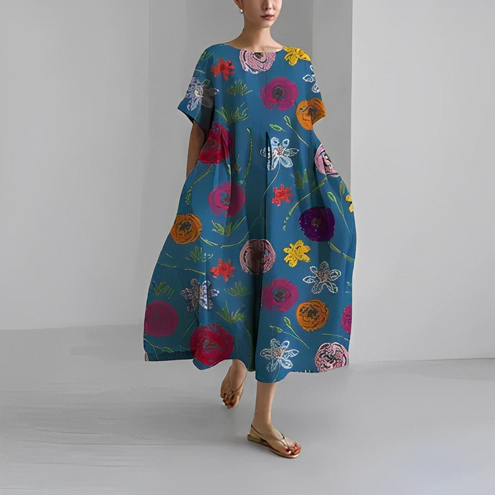 Drune | Boho-Blumenkleid